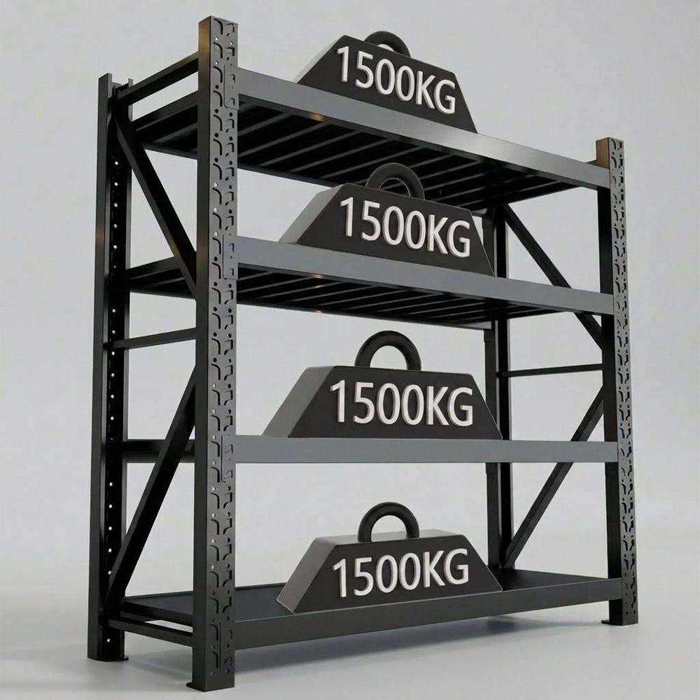 Shelving de aço resistente do metal da prateleira do armazenamento 1500kg/Layer