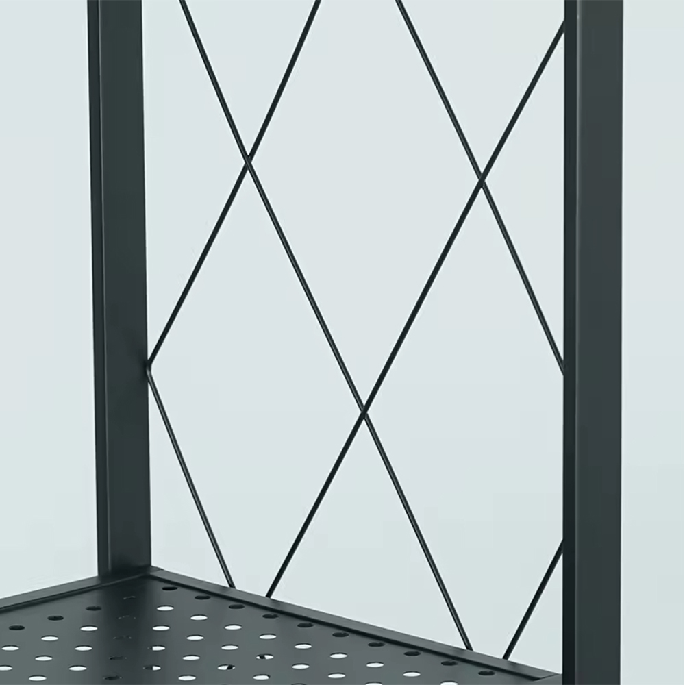 Racks de armazenamento multicamadas dobráveis de grande capacidade para casa
