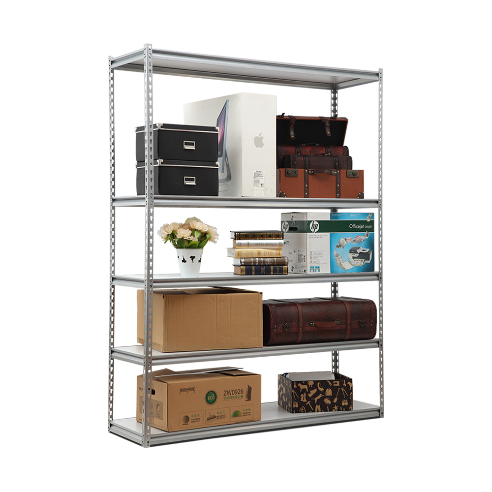 Rack de armazenamento de metal ajustável de 5 camadas para casa, escritório e armazém Rack de armazenamento de metal ajustável de 5 camadas para casa, escritório e armazém