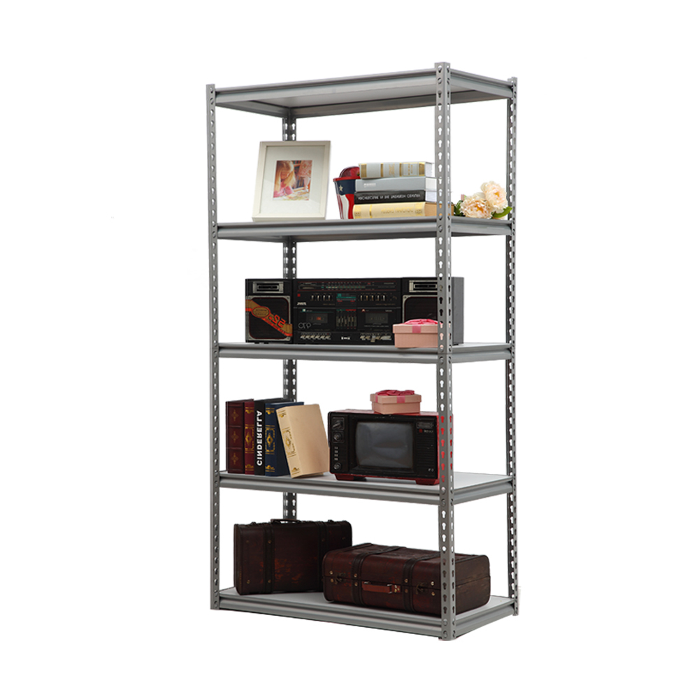 Rack de armazenamento de metal ajustável de 5 camadas para casa, escritório e armazém Rack de armazenamento de metal ajustável de 5 camadas para casa, escritório e armazém
