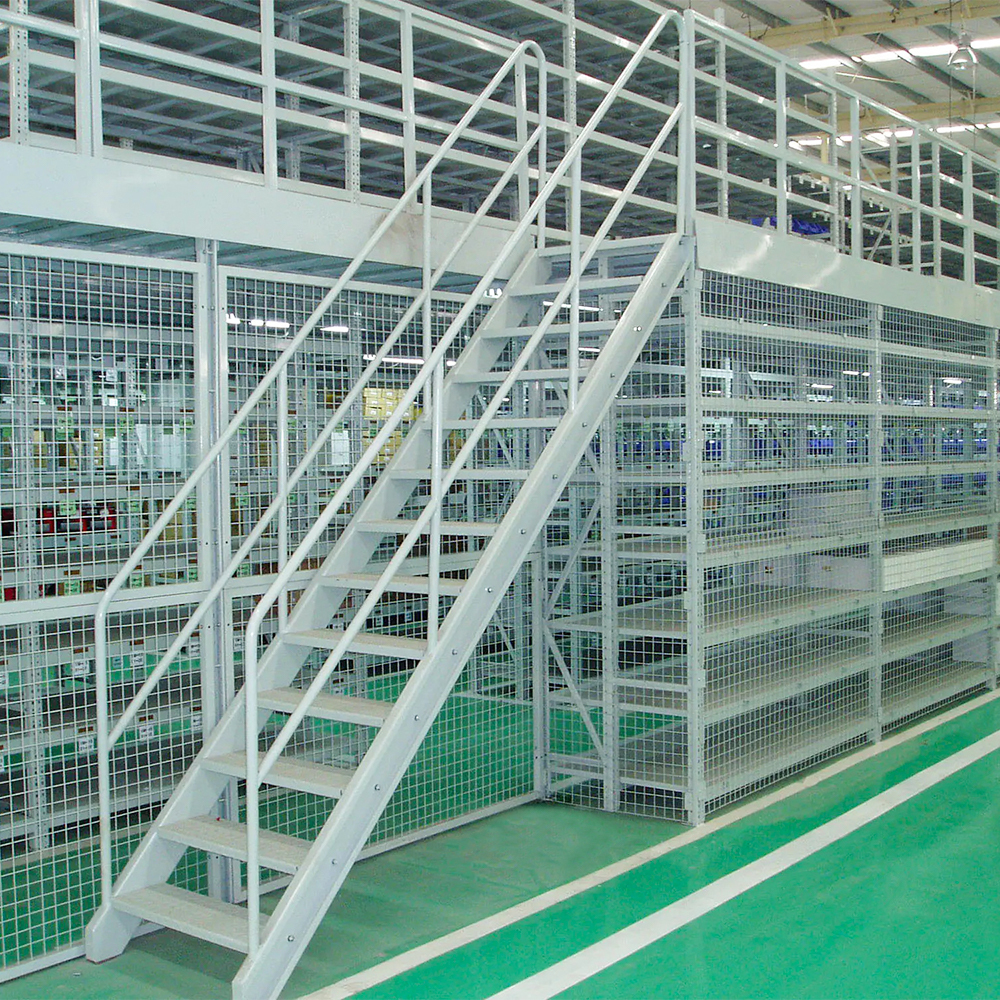 Sistema de prateleiras para depósito de rack de piso mezanino Sistema de prateleiras para depósito de rack de piso mezanino