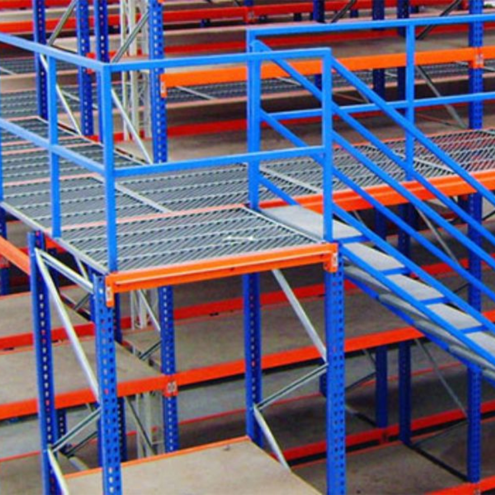 Sistema de prateleiras para depósito de rack de piso mezanino Sistema de prateleiras para depósito de rack de piso mezanino