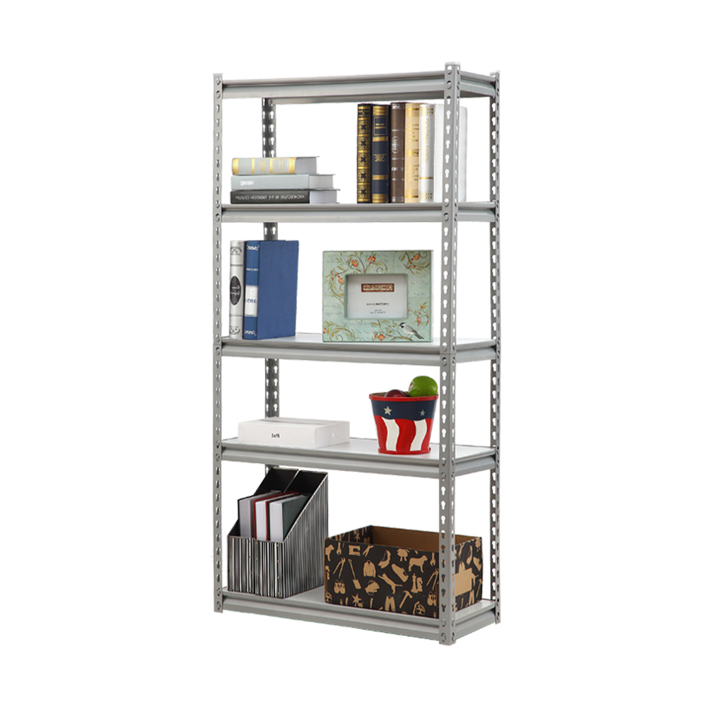 Rack de armazenamento de metal ajustável de 5 camadas para casa, escritório e armazém Rack de armazenamento de metal ajustável de 5 camadas para casa, escritório e armazém