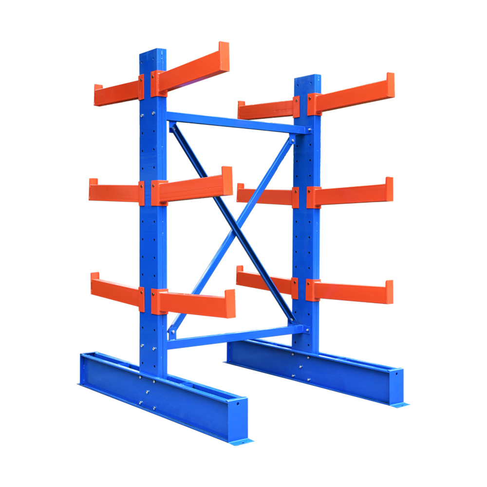 Prateleira cantilever para armazenamento de armazém industrial de alta resistência Prateleira cantilever para armazenamento de armazém industrial de alta resistência