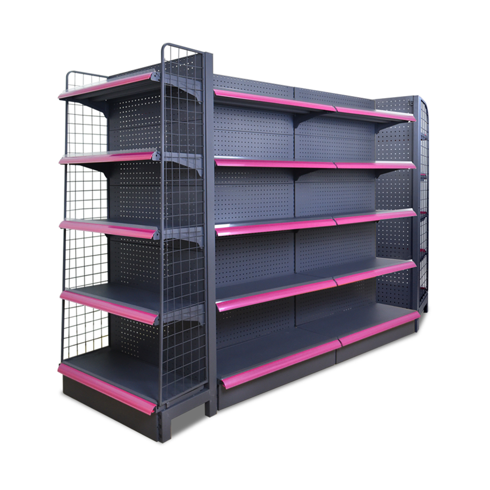 Prateleiras modulares ajustáveis para lojas de varejo e conveniência