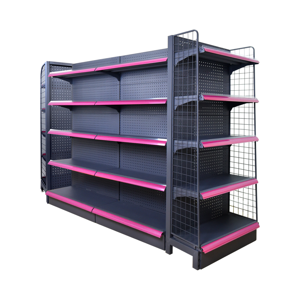 Prateleiras modulares ajustáveis para lojas de varejo e conveniência